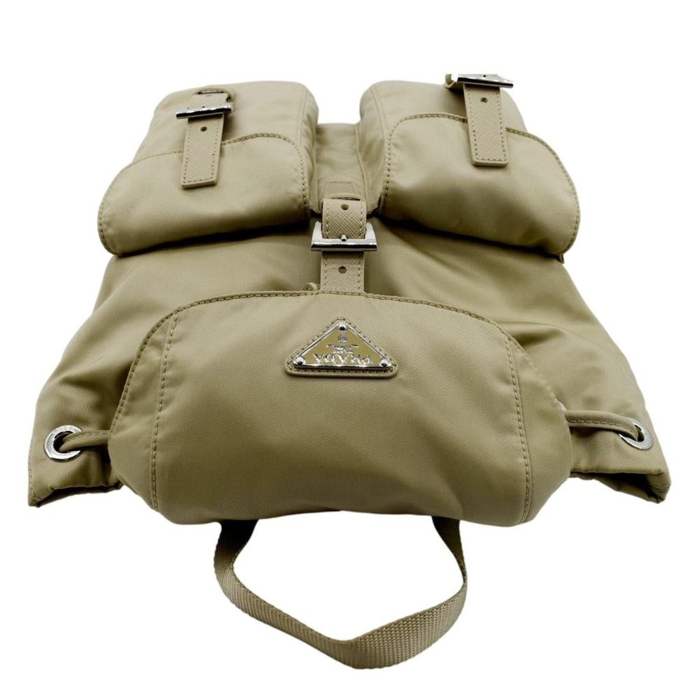Prada Double Front Pocket Re-Nylon Backpack Bag B… - image 4